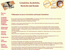 Tablet Screenshot of kachelofen-profis.net
